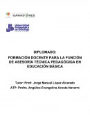 FORMACIÓN DOCENTE PARA LA FUNCIÓN DE ASESORÍA TÉCNICA PEDAGÓGIGA EN EDUCACIÓN BÁSICA