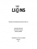 PROPUESTA DE INTERNACIONALIZACIÓN LIONS S.A.S.