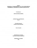 DESARROLLO JURISPRUDENCIAL DE LA PAZ COMO DERECHO FUNDAMENTAL CON BASE EN LA CONSTITUCIÓN POLÍTICA