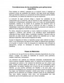 Consideraciones de las propiedades para aplicaciones específicas