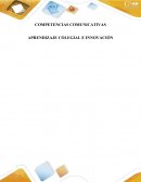 COMPETENCIAS COMUNICATIVAS APRENDIZAJE COLEGIAL E INNOVACIÓN
