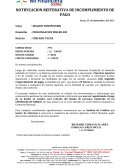 LA GRAN NOTIFICACION REITERATIVA DE INCUMPLIMIENTO DE PAGO