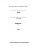 Contexto socio económico de México “AUTO REFLEXIÓN 1”