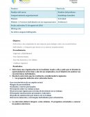 Como se da la Evidencia 1 comportamiento organizacional