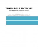 Las tics TEORIA DE LA RECEPCIÓN