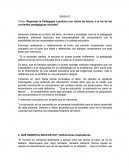 Tema “Repensar la Pedagogía Lasaliana con visión de futuro, a la luz de las corrientes pedagógicas actuales”