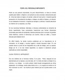 PERFIL DEL PERSONAJE IMPRUDENTE