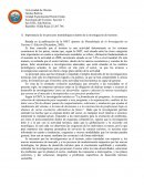 Importancia de los procesos metodológicos dentro de la investigación del turismo.