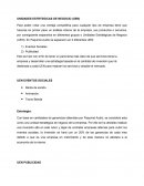 Diagrama de bloques UNIDADES ESTRTEGICAS DE NEGOCIO (UEN)