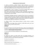 Programa de graduación Educar es transformar, modificar conductas