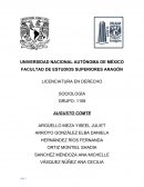 LA SOCIOLOGÍA Y AUGUSTO COMTE