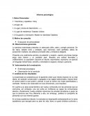 INFORME PSICOLOGICO PERSONALIDAD