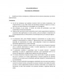 EVALUACIÓN MÓDULO I PSICOLOGÍA DEL APRENDIZAJE