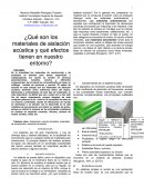 Que son los materiales de aislación acústica y que efecto tienen en nuestro entorno?