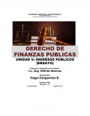 Clasificación de los ingresos públicos según la Constitución Nacional