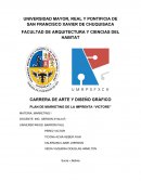 PLAN DE MARKETING DE LA IMPRENTA “VICTORE”