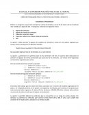 Ejercicio Integrador Programacion