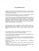 Actos administrativos. Elementos esenciales del acto administrativos o elementos constitutivos