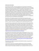 Planteamiento del problema Economía chilena