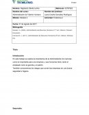 Administración de Talento Humano . Actividad: Evidencia 2