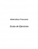 Matemática Financiera Guías de Ejercicios