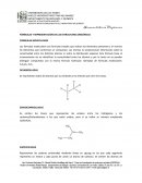 FÓRMULAS Y REPRESENTACIÓN DE LAS ESTRUCTURAS ORGÁNICAS