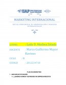 MARKETING INTERNACIONAL ESCUELA PROFESIONAL DE ADMINISTRACIÓN Y NEGOCIOS INTERNACIONALES