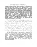 Interacciones comunicativas