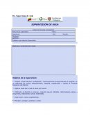 SUPERVISION DE AULA Datos del Docente Acompañado