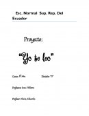 Proyecto: “Yo te leo”