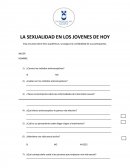 LA SEXUALIDAD EN LOS JOVENES DE HOY