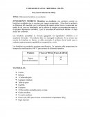 Elaboración hortalizas en escabeche