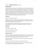 PROYECTO : DERECHOS DEL NIÑO (mes del niño)