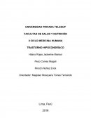 II CICLO MEDICINA HUMANA TRASTORNO HIPOCONDRÍACO