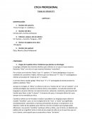 ETICA PROFESIONAL Trabajo de reflexión N°1