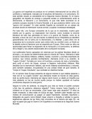 La guerra civil española se produce en el contexto internacional de los años 30
