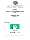 Requisitos para ser auditor externo
