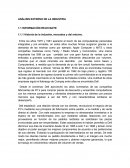 ANÁLISIS EXTERNO DE LA INDUSTRIA