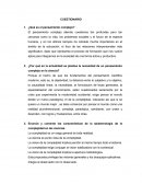 METODOLOGIA DE LA INVESTIGACION ¿Qué es el pensamiento complejo?