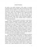 Literatura Prehispánica avance de resumen