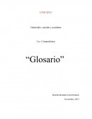 Glosario Homicidio, Suicidio y accidente