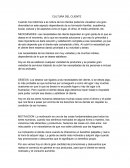 ENSAYO SOBRE LA CULTURA DEL CLIENTE
