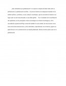 ¿Qué es globalización ?