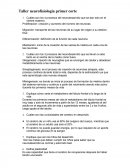 Taller neurofisiología primer corte
