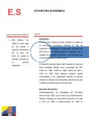 ASPECTOS MACROECONOMICOS. COYUNTURA ECONOMICA