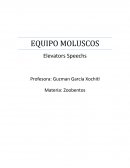 Elevator speech Moluscos