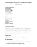 INVESTIGACIÓN DE MERCADO DE LA TIENDA DE SUPLEMENTOS “GOLD NUTRITION”
