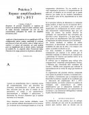 Repaso amplificadores BJT y JFET