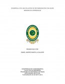 DESARROLLO DE UNA SOLUCIÓN DE RECOMENDACIÓN CON AZURE MÁQUINA DE APRENDIZAJE