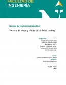 Análisis de Modo y Efecto de las fallas (AMEF)